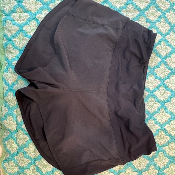 High Rise Lululemon Speed Up Shorts 2.5” Women's Black Shorts - Picture 1 of 7